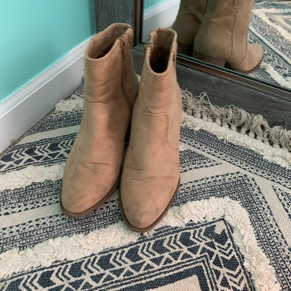 Tan Booties - Picture 3 of 3